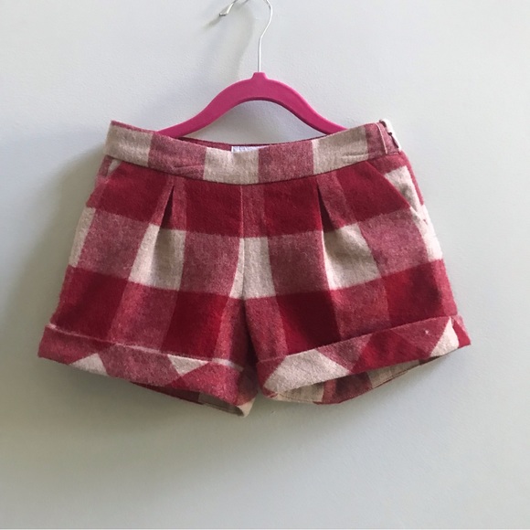 Mayoral Other - Mayoral Chic Girls Red Wool Blend Shorts, Size 5.